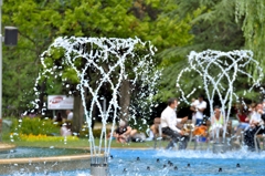 Watera fountain at Margit island park