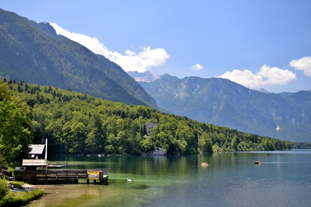 Bohinjsko jezero at Slovenia