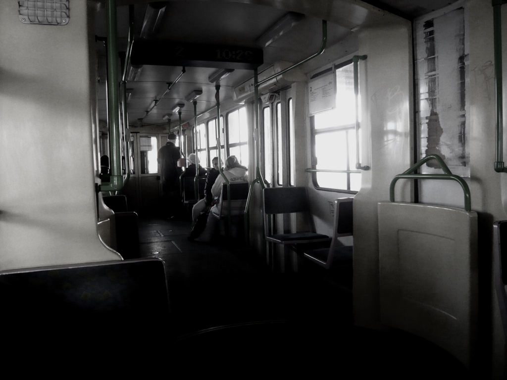 トラム車内1　Budapest