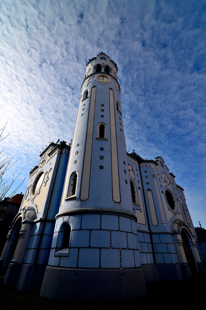 blue church