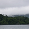 雲煙る　十和田湖