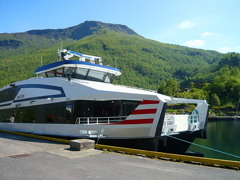 ソグネフィヨルド　高速船　Norway Flam