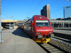 オスロ鉄道　オスロ駅にて　Norway oslo