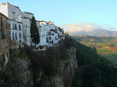 絶壁のロンダ街並み　Spain Ronda