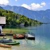 Bohinjsko jezero at Slovenia