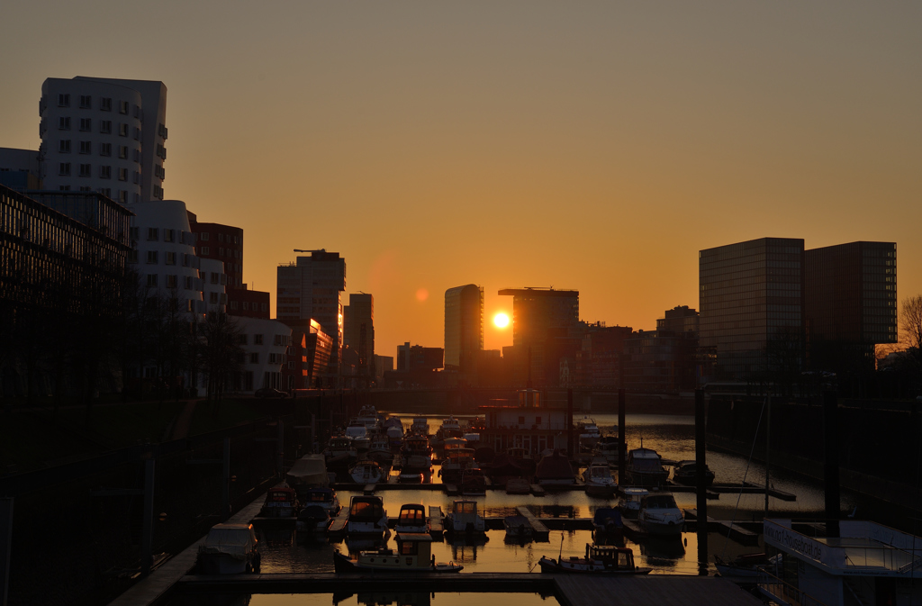 夕日
