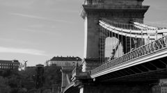 世界遺産　ドナウに架かる橋　鎖橋　Budapest
