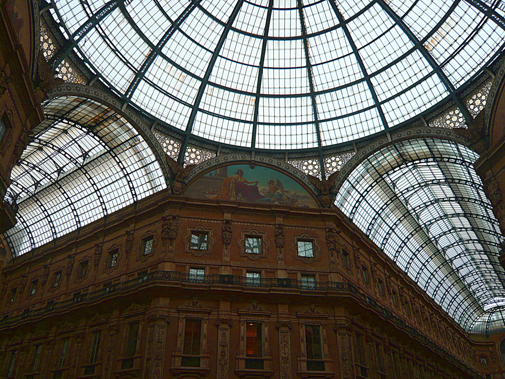 ヴィットーリオ・エマヌエーレ2世のガッレリア　Italy Milano