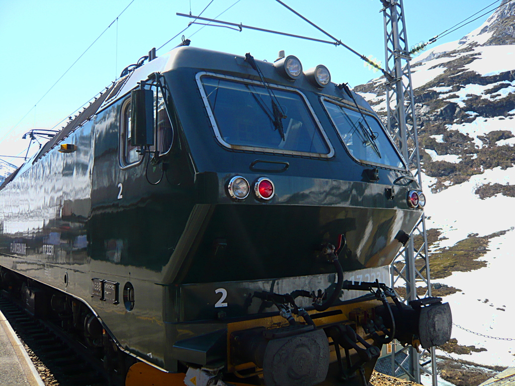 フロム鉄道　ミュルダール駅にて　Norway Myrdal