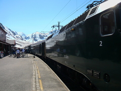 ミュルダール駅にて　Norway Myrdal