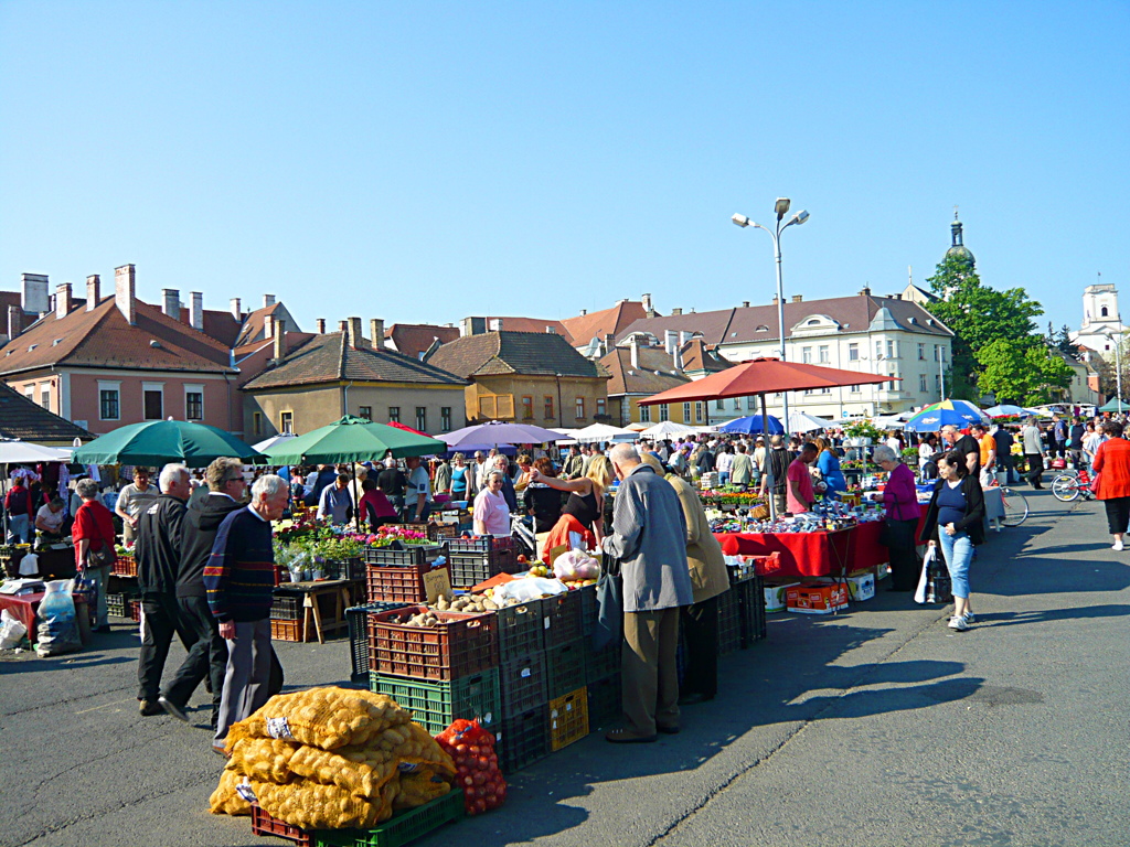 日曜市　Hungary Gyor