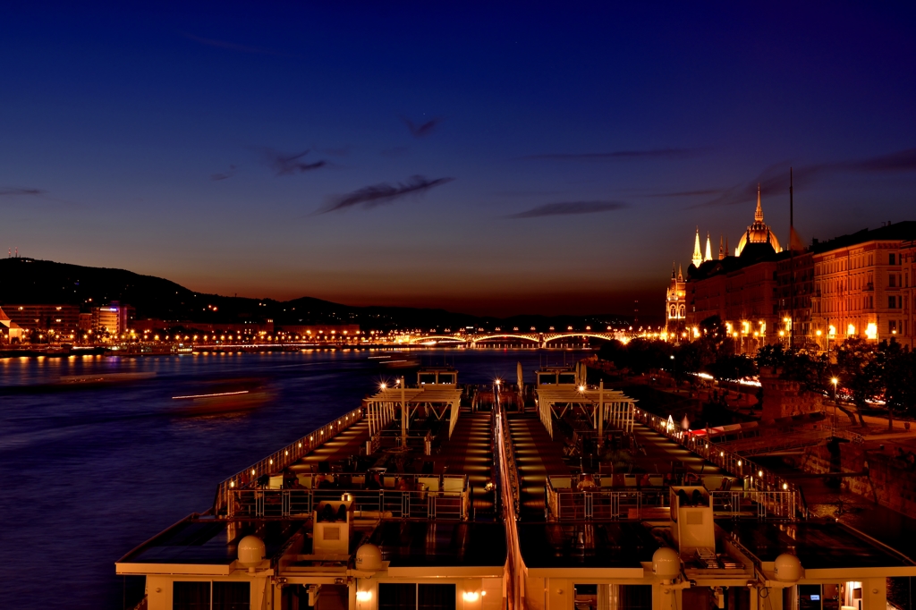 The Banks of the Danube Magic hour