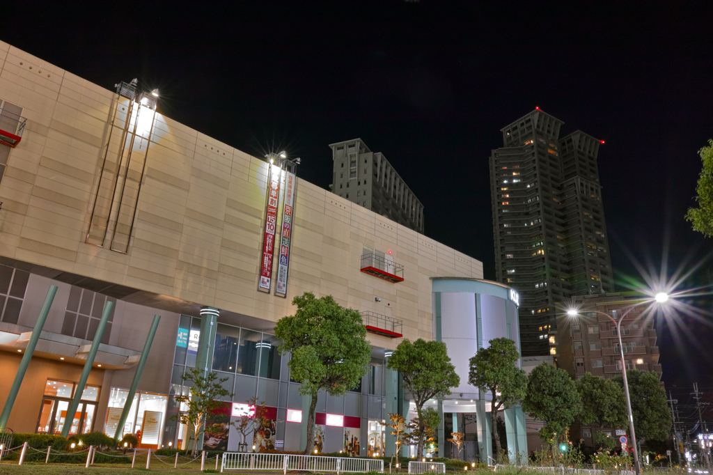 闇にそびえるタワー