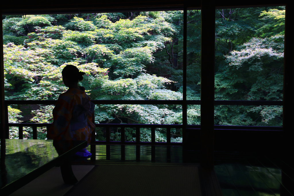和装の女性