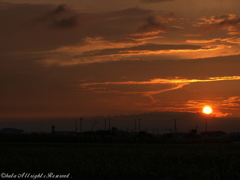 沈みゆく太陽