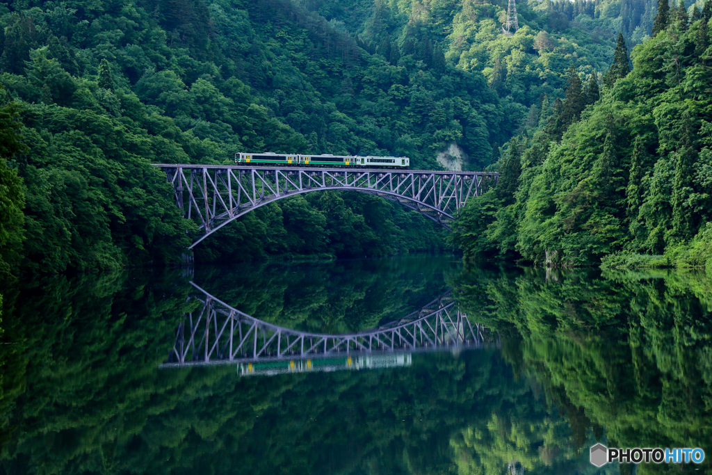 緑に包まれて