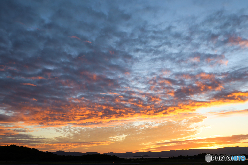 久しぶりの夕焼け