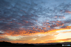 久しぶりの夕焼け