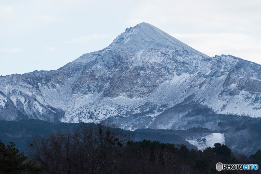 初冬の裏磐梯山