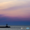 日本海の夕暮れ
