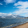 天神浜から磐梯山