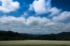 雲いっぱいの青空