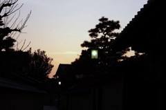 夕暮れ