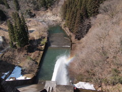 放流 引原ダム 兵庫 波賀２