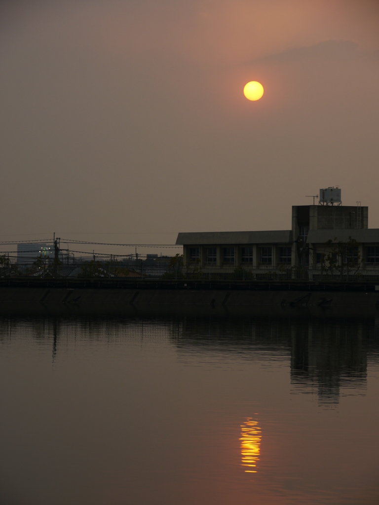 夕日