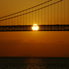 夕景　明石海峡１