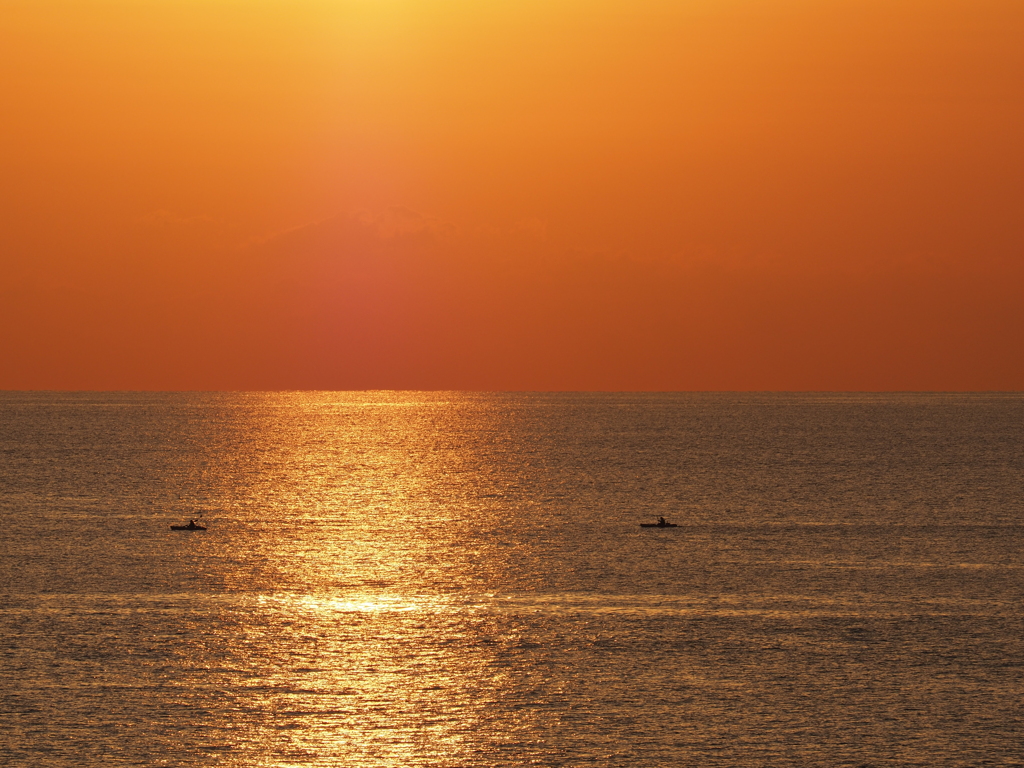 夕景　天草　東シナ海