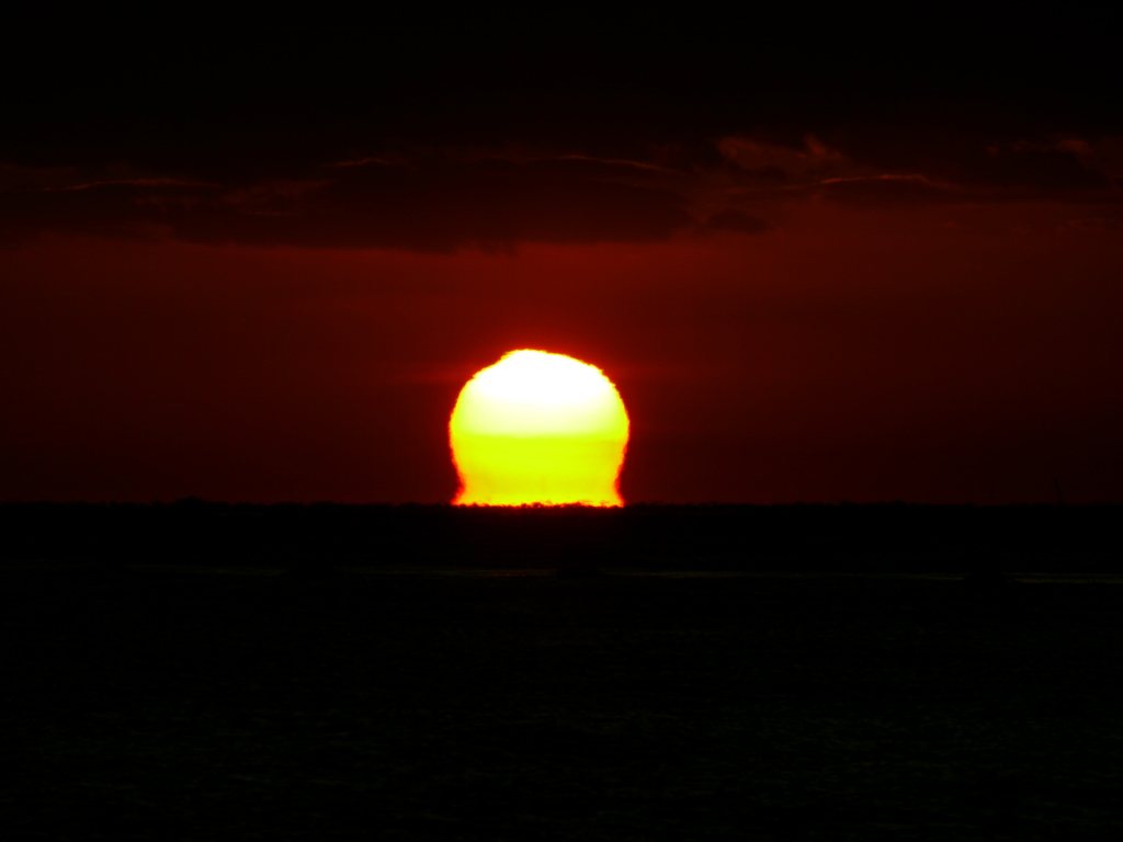 だるま夕日５ 播磨灘