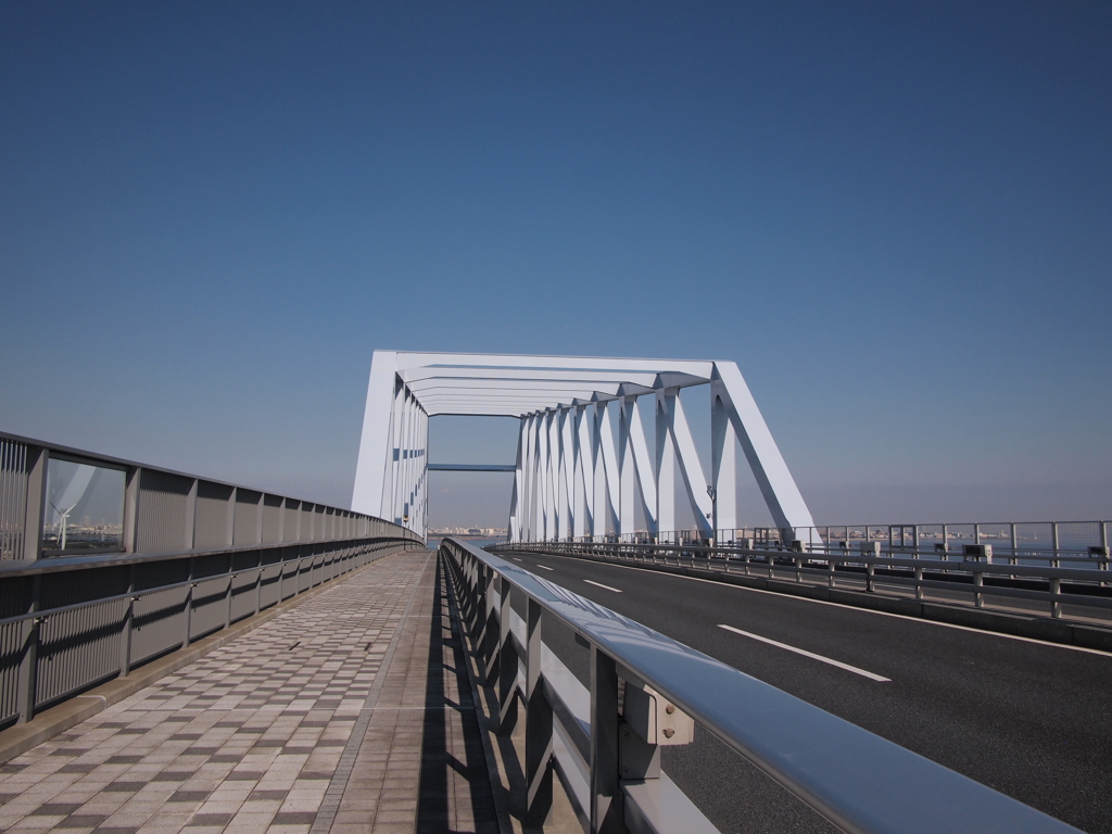 橋の向こうに