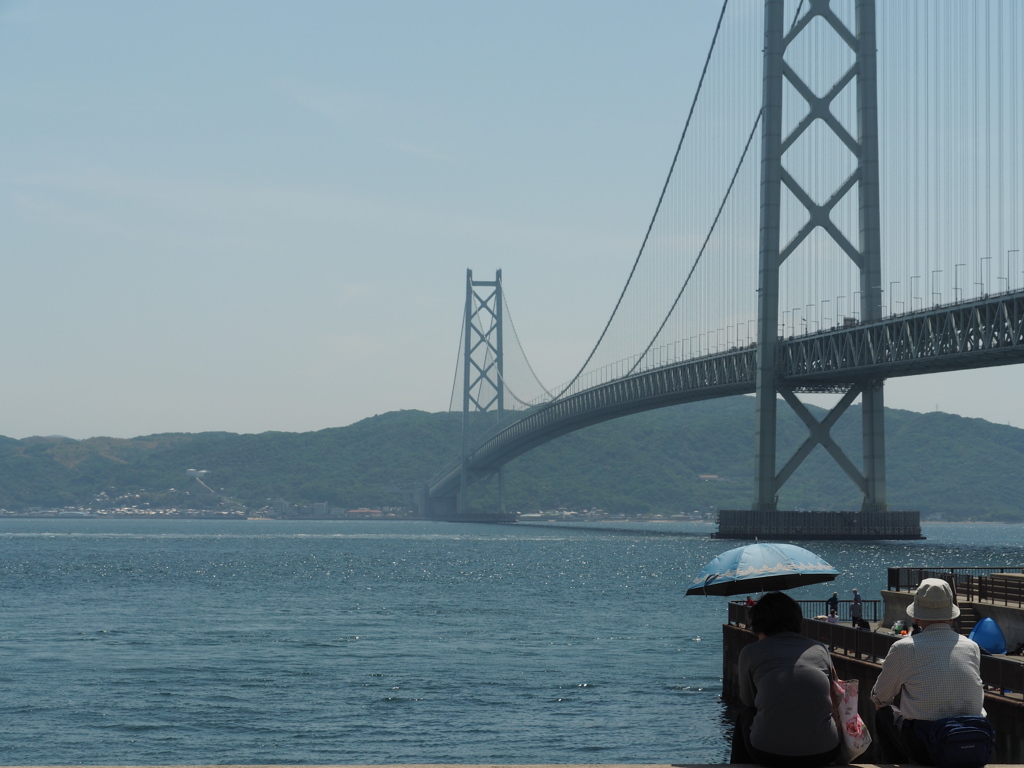 初夏の海峡を眺む