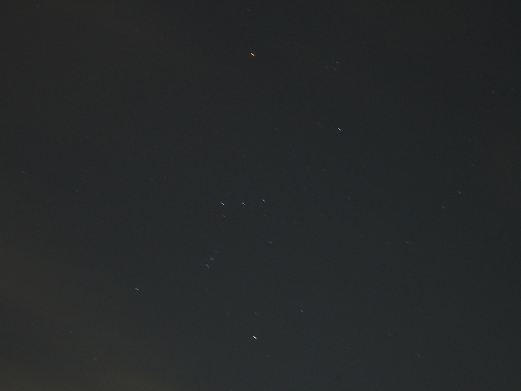 23区の星空　かすかに
