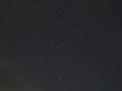 23区の星空　かすかに