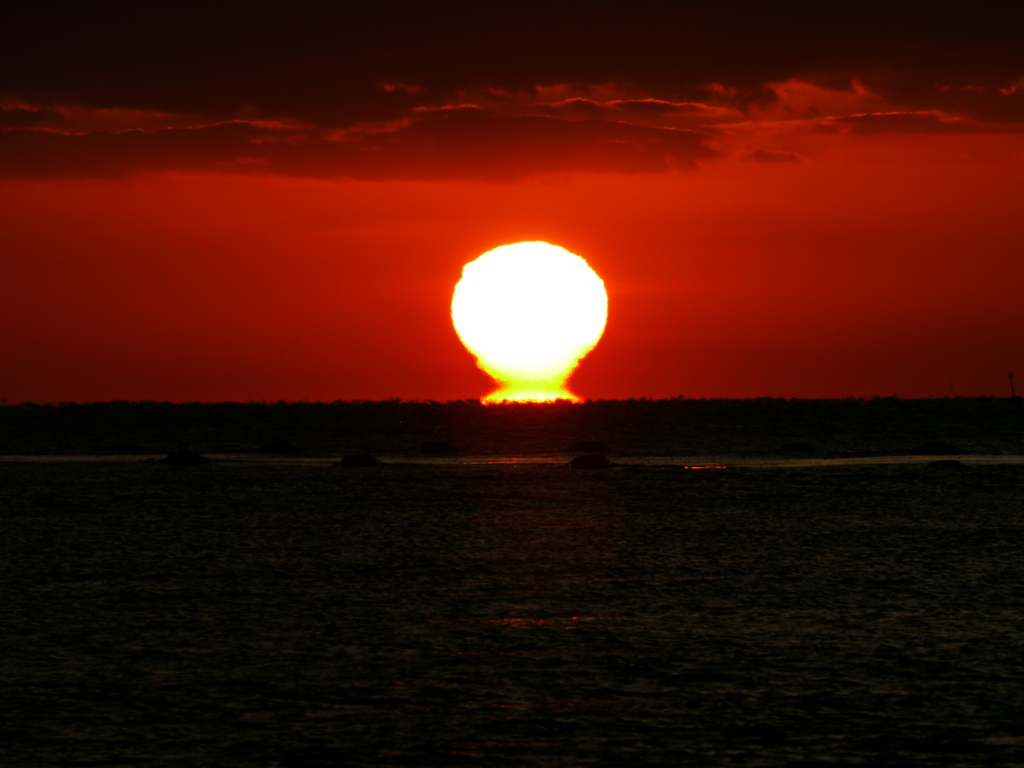 だるま夕日２ 播磨灘