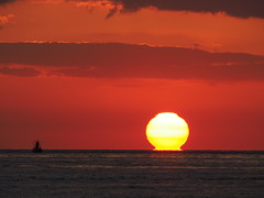 ダルマ夕日　播磨灘　20190127