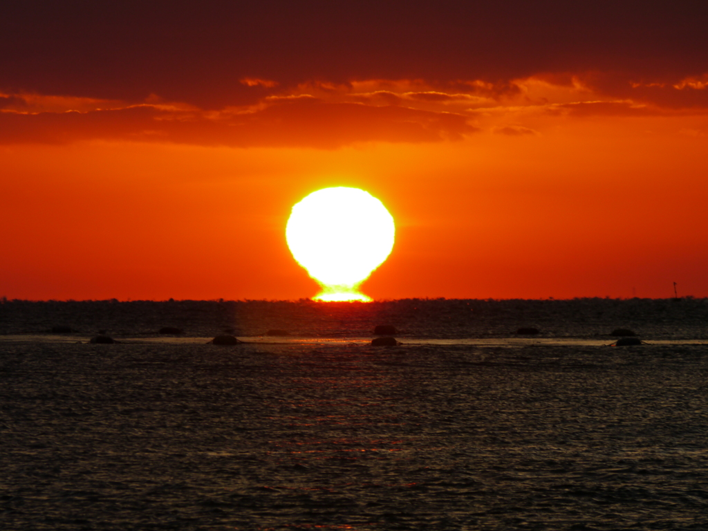 だるま夕日１ 播磨灘