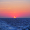 海に沈む太陽