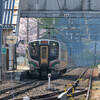 桜と駅