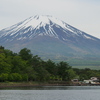 春の富士山