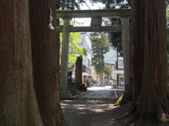 旅の思い出 十和田神社の鳥居