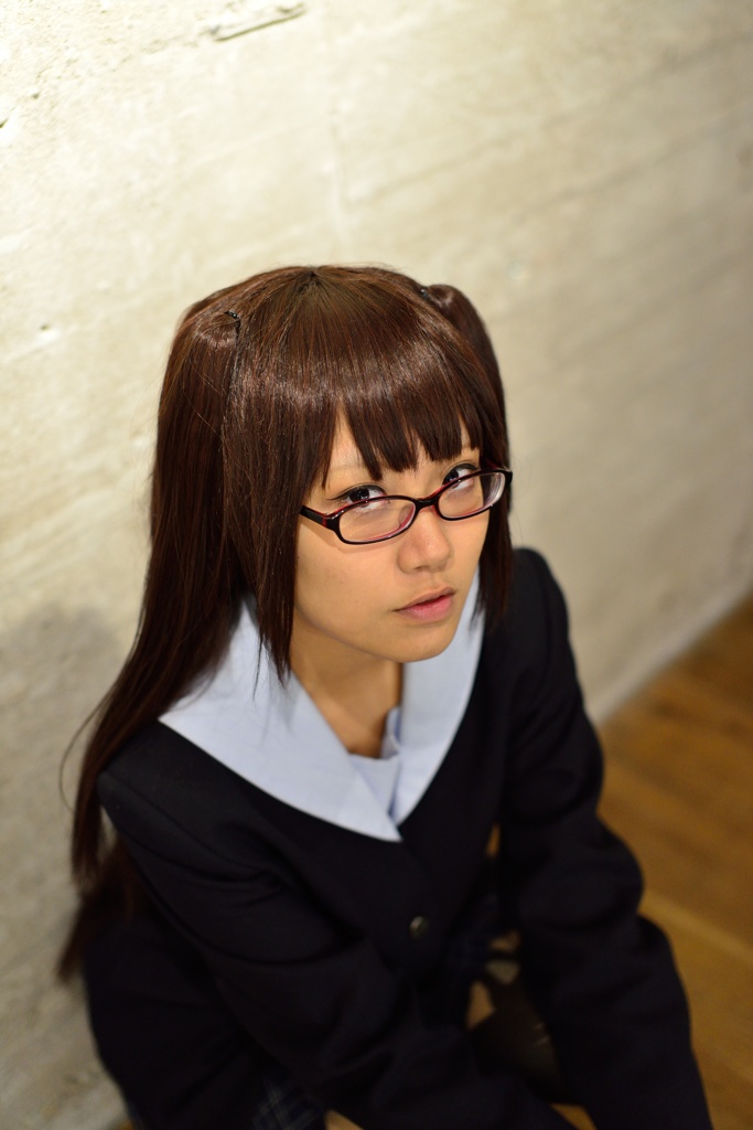 メガネ少女