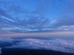 富士山八合目からの景色