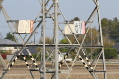 鉄塔がある風景（常陸大宮）