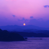 鳴門海峡　夕日