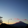 ランニングコースから見る富士山