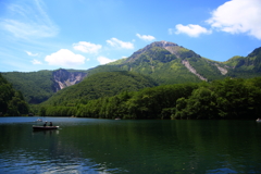 晴天の大正池