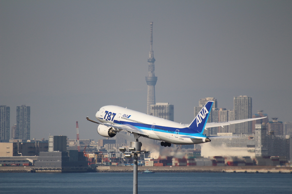 787とスカイツリー